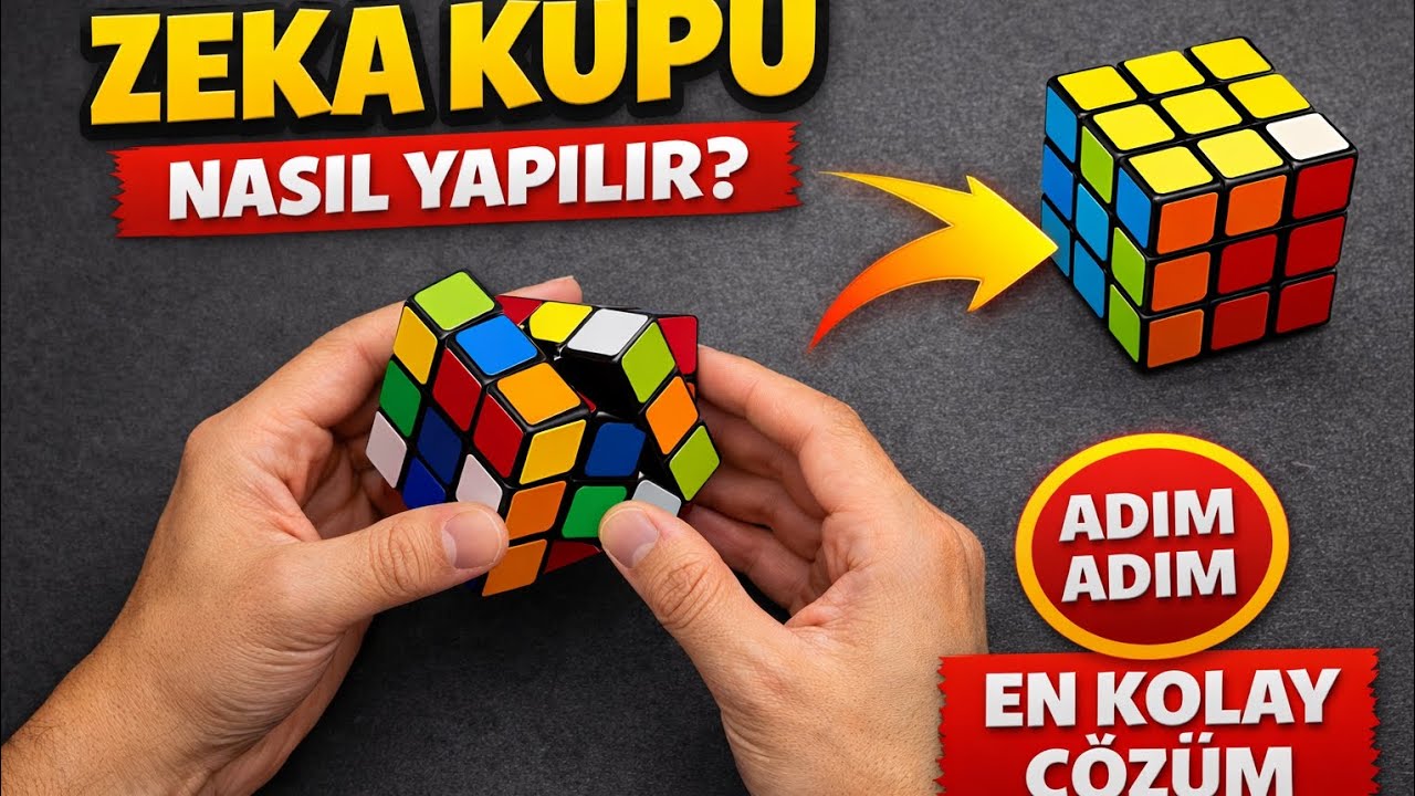 3x3 Zeka küpü nasıl yapılır (kolay metod) 