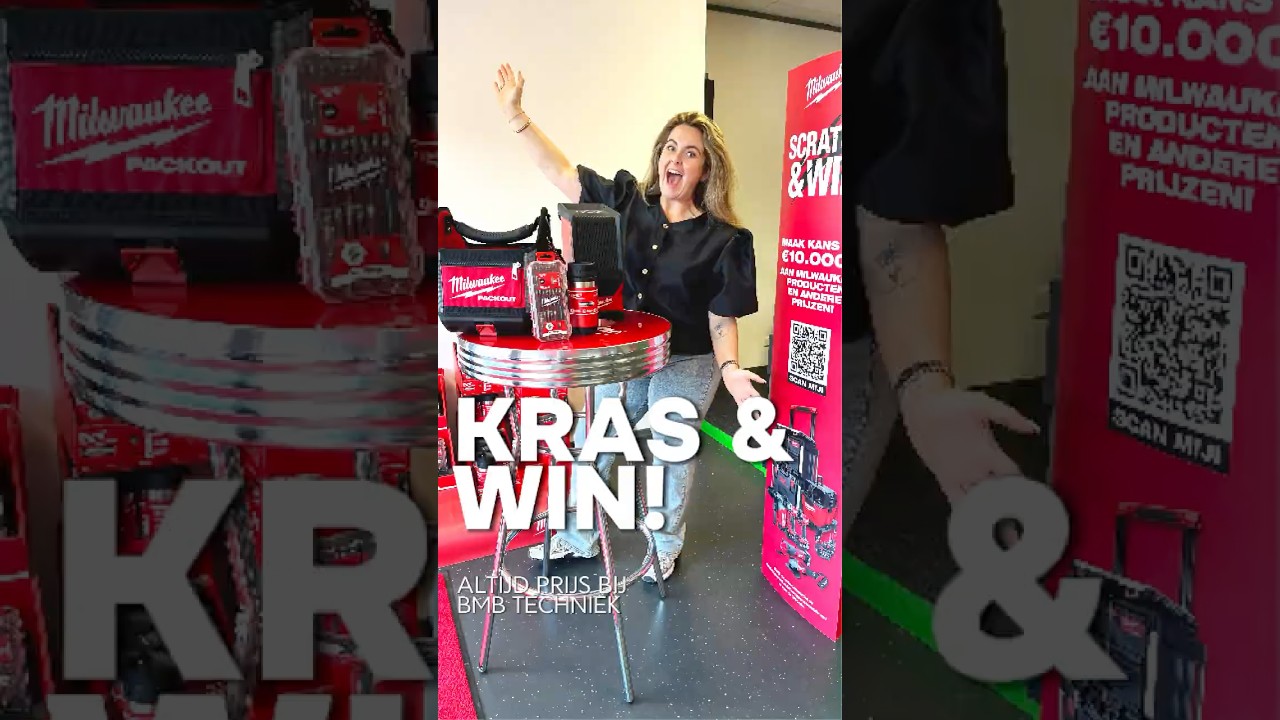 Milwaukee x BMB Techniek - Kras en WIN! #milwaukeetools