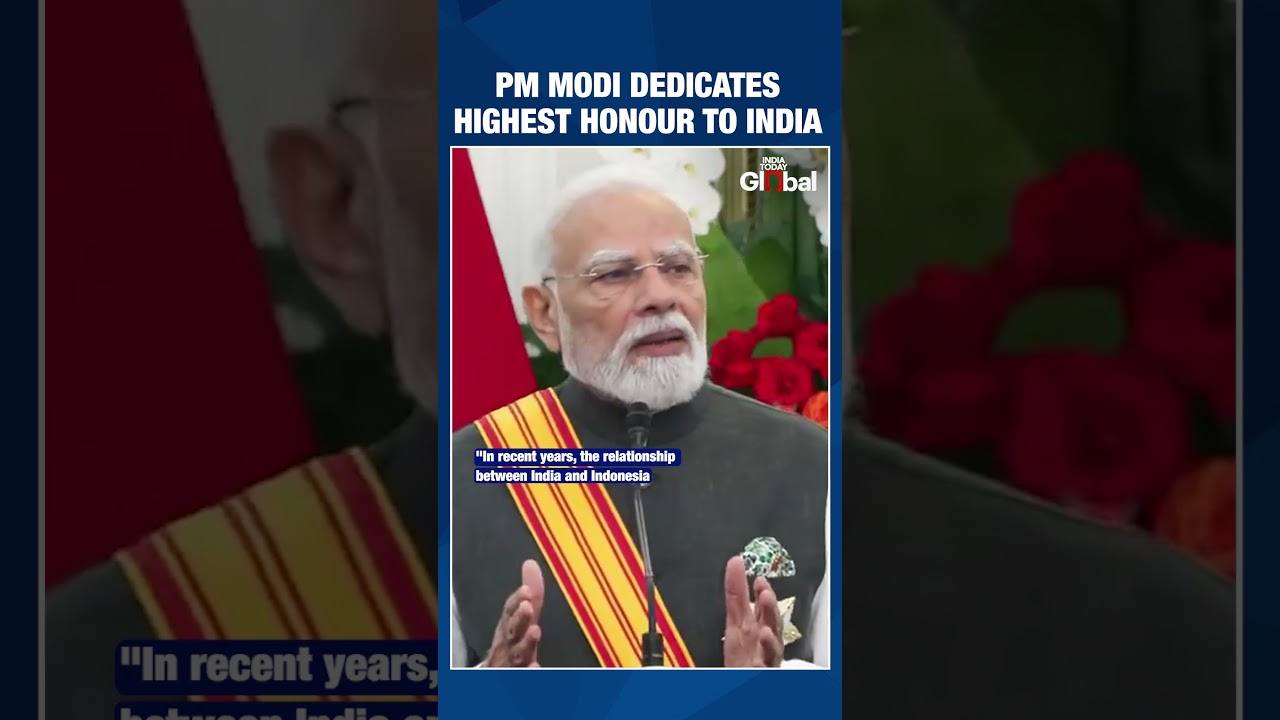 PM Narendra Modi Dedicates Indonesia's Highest Honour To Indians, Hails Deep Bilateral Partnership