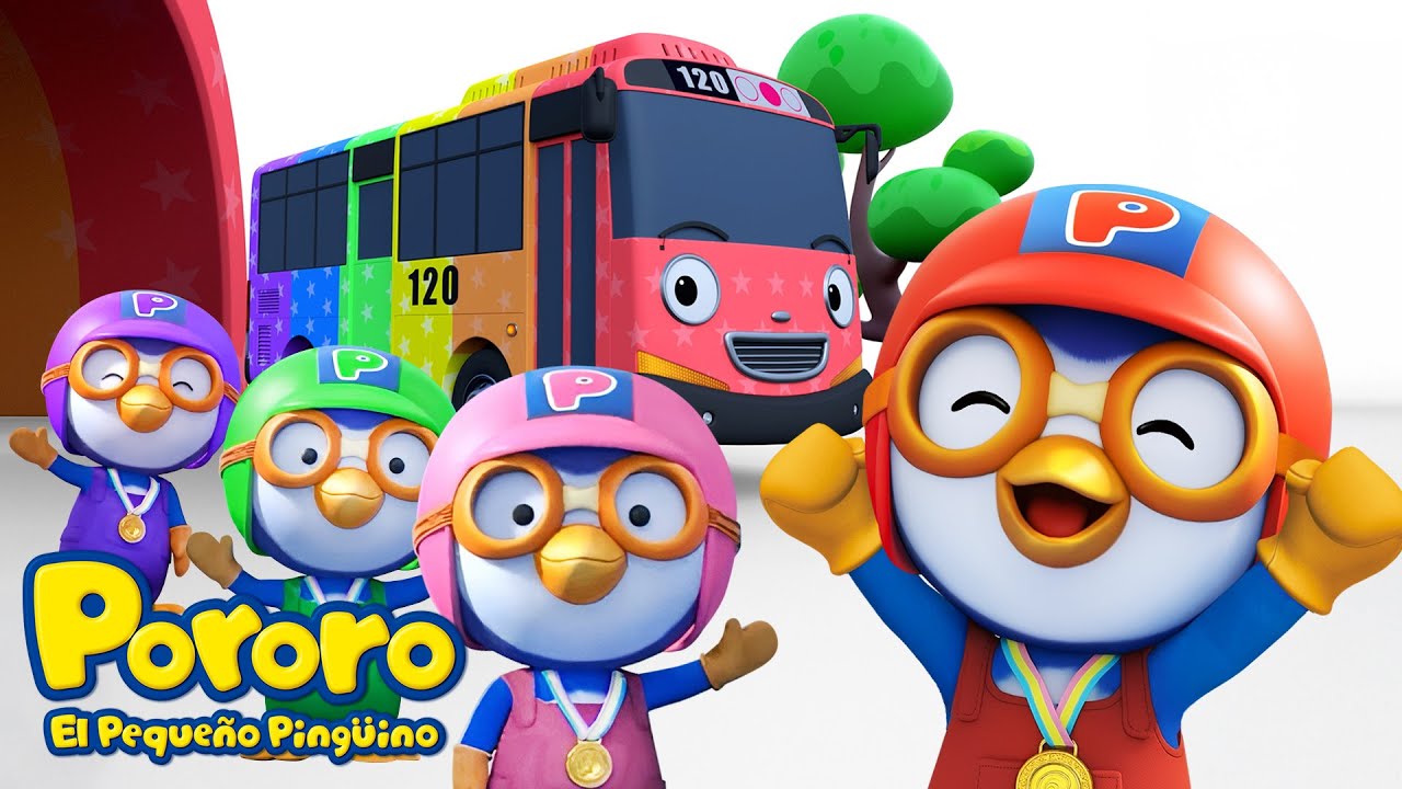 Las Ruedas del Autous🚌 | Aprende Cantando con Pororo | Pororo Canciones Infantiles