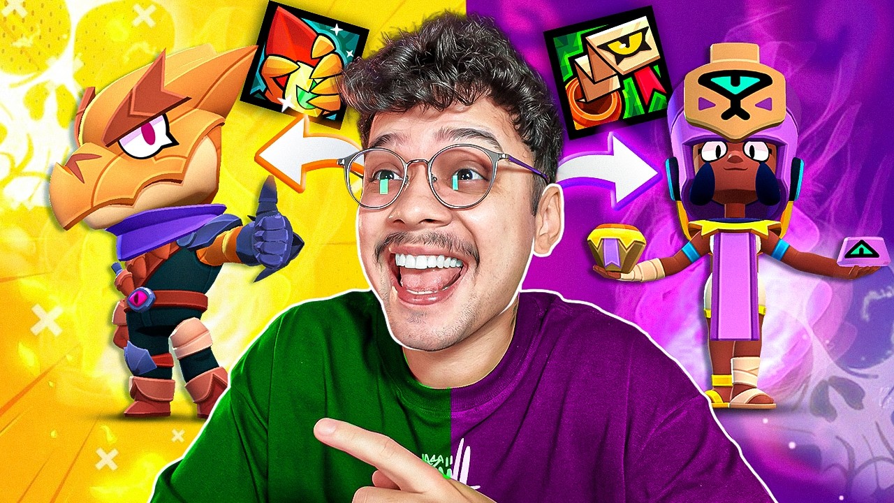 &Eacute; S&Eacute;RIO.... EU TO COM MEDO DESSA DUPLA no BRAWL STARS 😳 *VENENO INFINITO*