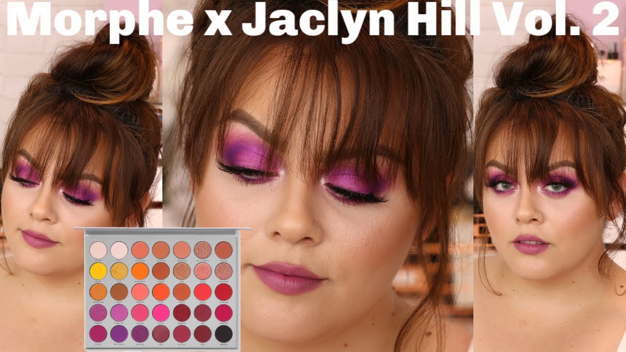 Morphe x Jaclyn Hill Vol 2 Palette Pink/Purple Barbie Eyeshadow Tutorial