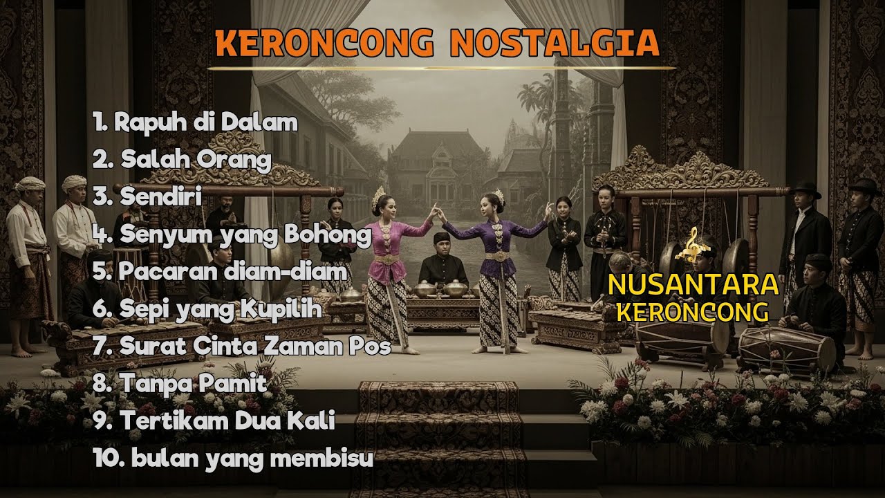 Keroncong Klasik Indonesia Favorit | Nostalgia Musik Klasik yang Hangat dan Menenangkan