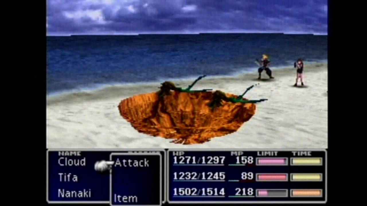 FFVII All Green Materia Magic + All Variations