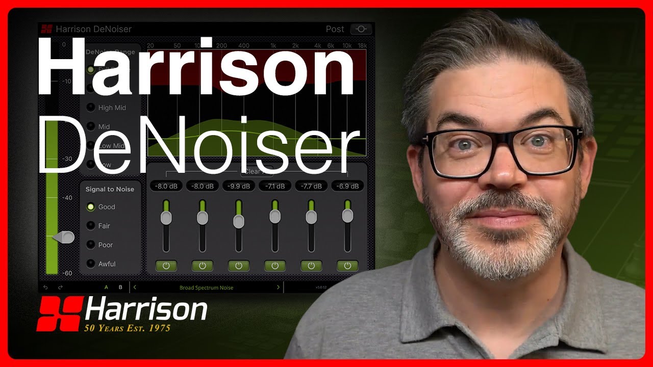 Harrison DeNoiser - Hollywood-Grade Dialog and Voice Cleaning
