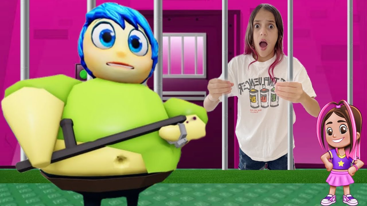 JÉSSICA ESCAPA DA POLICIAL ALEGRIA DE DIVERTIDAMENTE NO ROBLOX ( Jéssica Games)