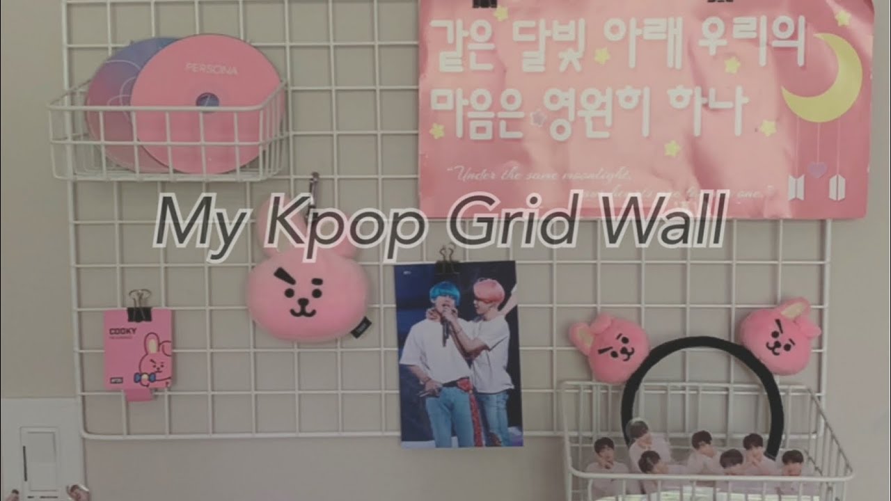 Decorating My Kpop Gird Wall