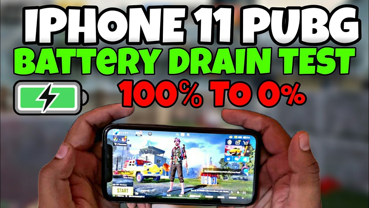 IPHONE 11 Battery Drain Test in 2025 | IPHONE 11 Pubg battery drain test | 100% Battery to 0% 🥰🥰