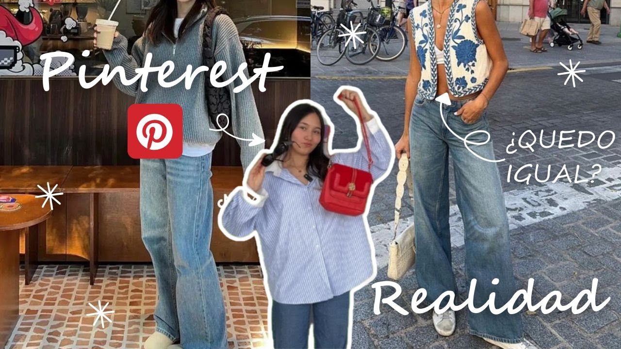 Recreando outfits virales de Pinterest✨👗| Expectativa Vs. Realidad