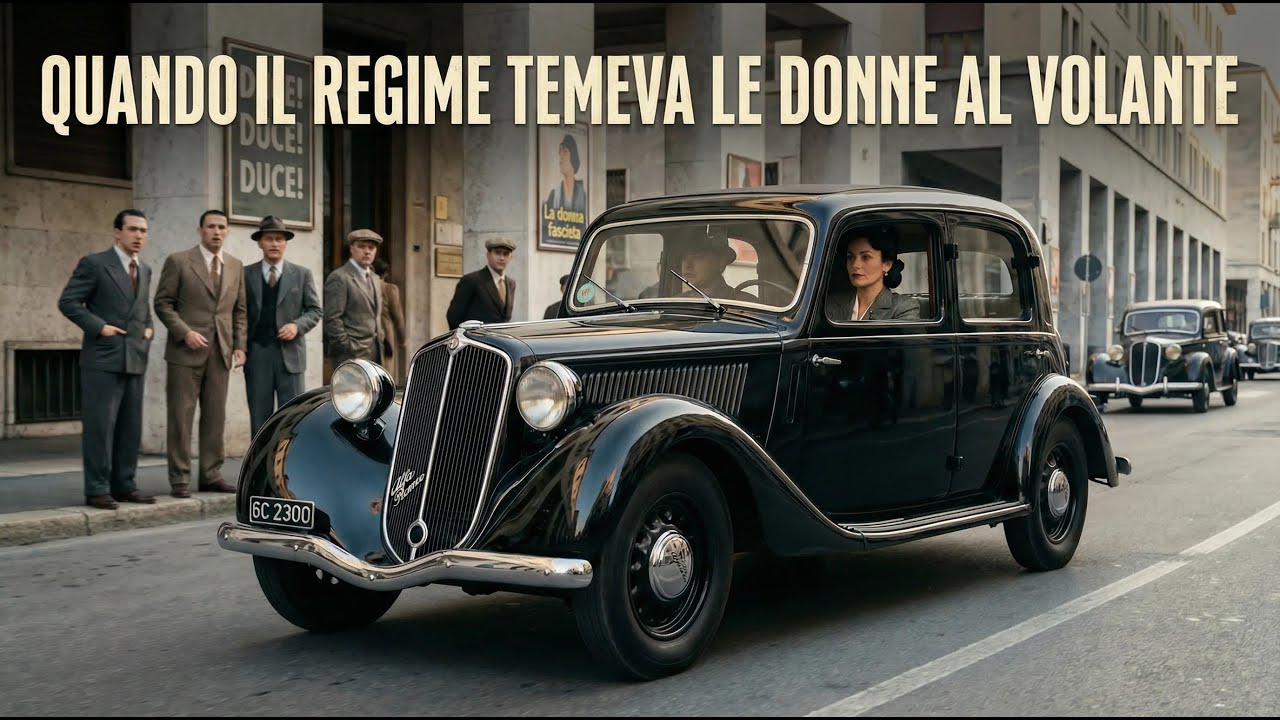 Quando il regime temeva le donne al volante.