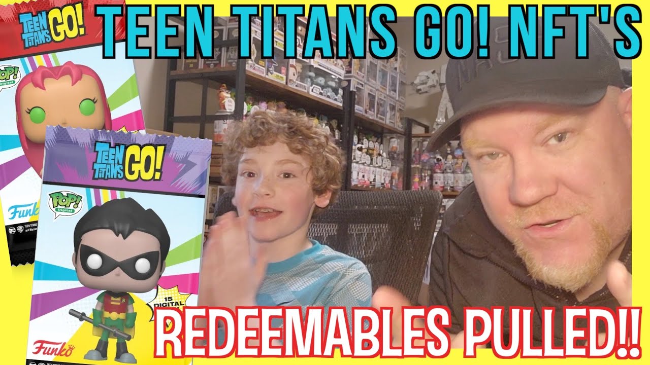 GRAIL PULL from TEEN TITANS GO! Funko NFT packs!