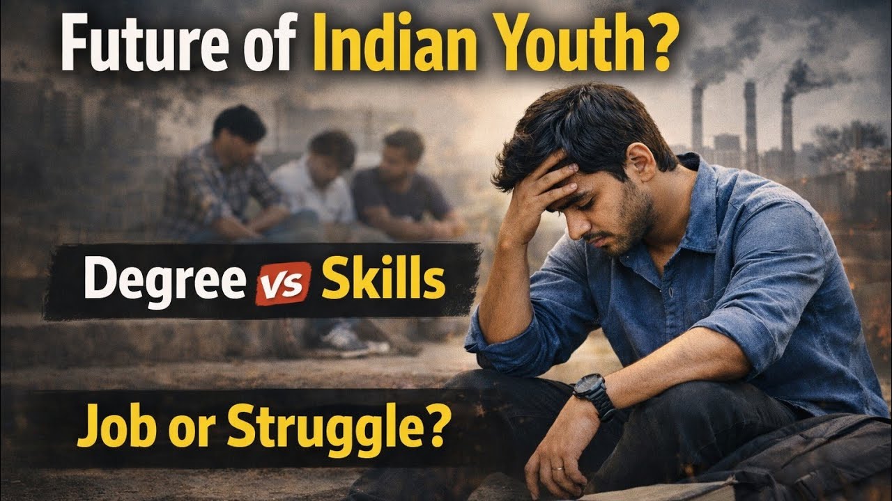 India&rsquo;s Job Crisis 2025 &mdash; Why Our Youth Are Still Unemployed&rdquo;