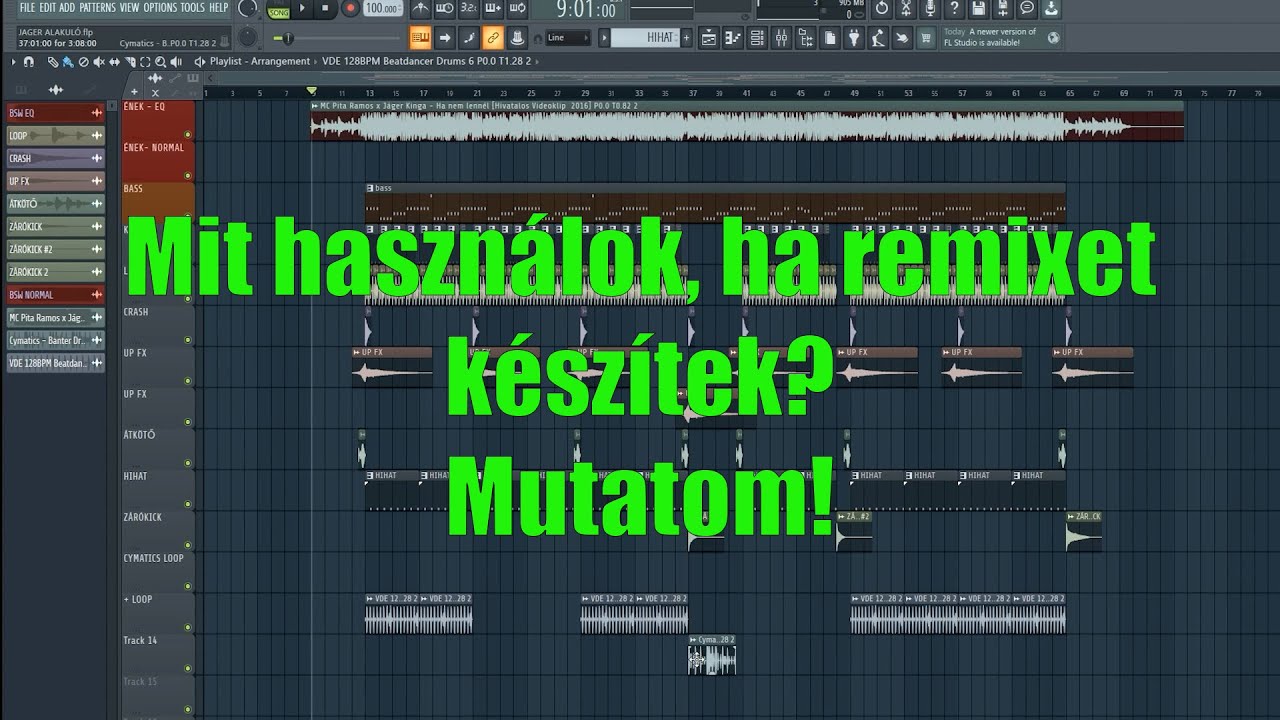 FL STUDIO AKADÉMIA - Egy remix átnézése (LEGYEN SAJÁT ZENÉD 4 ÓRA ALATT kurzusból  egy videó!)