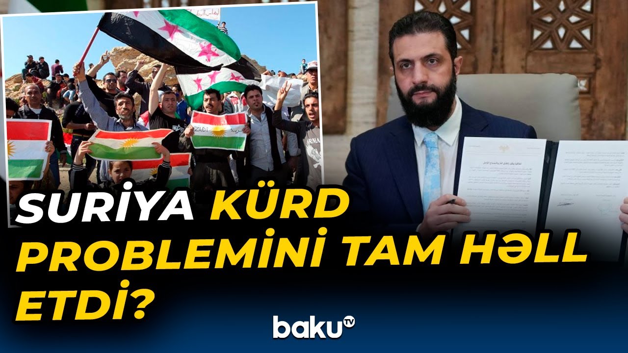 Əhməd əl-Şaraa-dan kürdlərlə bağlı addım - Baku TV