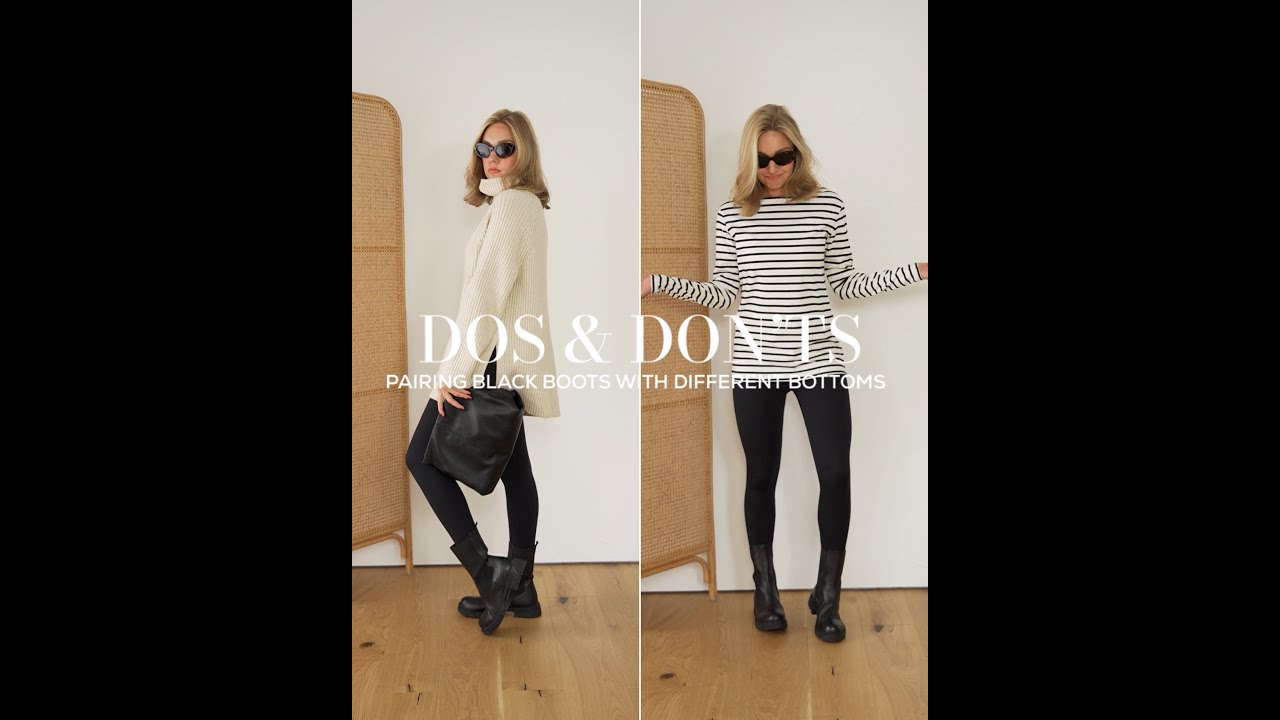 Dos & Don&rsquo;ts of Black Short Boots