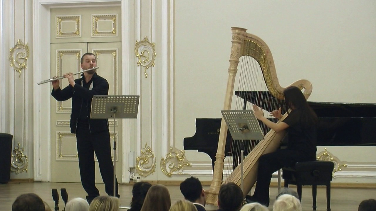 Gioacchino Rossini - Andante con Variazioni for flute & harp
