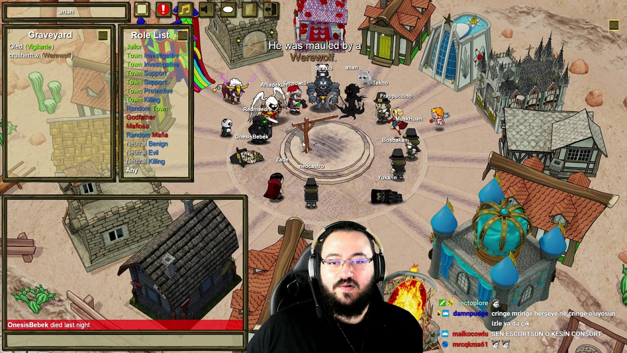 Town of Salem #22 - 3 Escort'lu Town (Şişeli Fantezi İçerir)