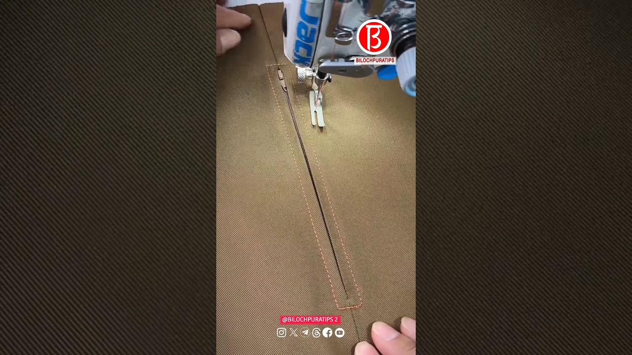 How to make a zipper for a pillow cover