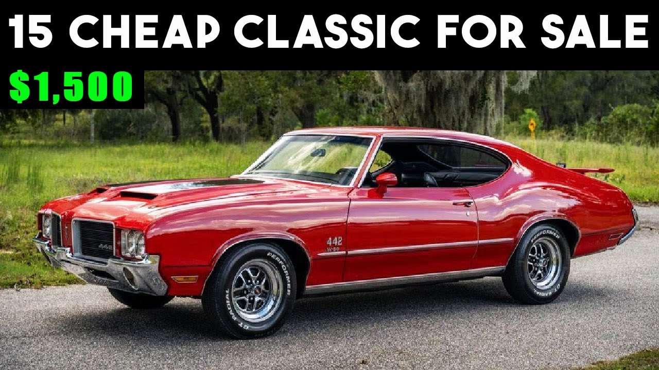 15 Cheap Classic Cars for Sale Cheap FINDS🚗💸