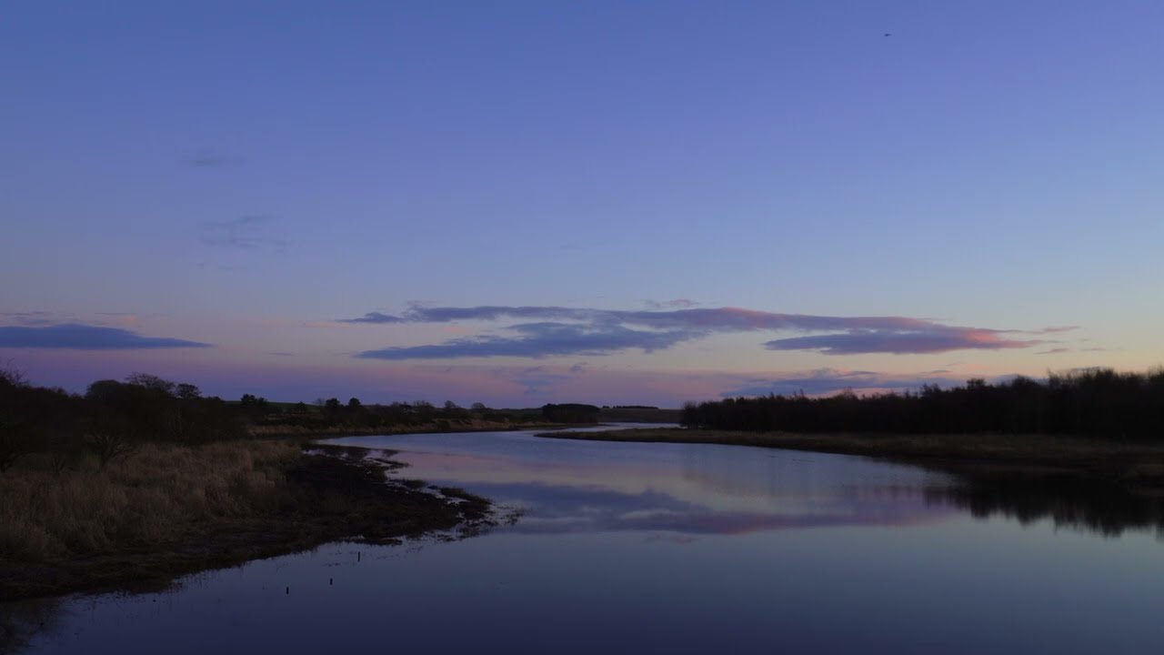 A Relaxing Winter Sunrise over the River Ythan (Aberdeenshire, Scotland).