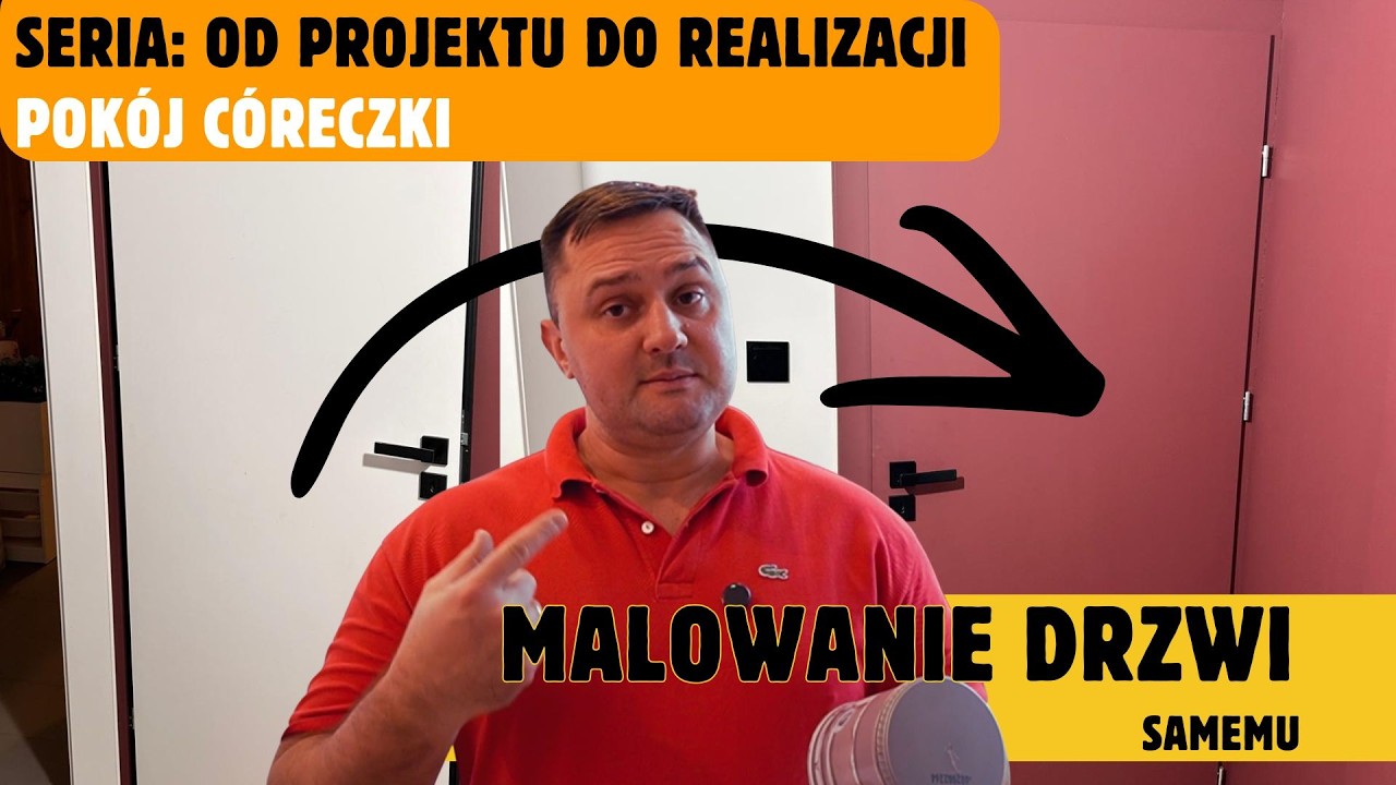 Jak przemalować pomalować drzwi samemu wewnętrzne malowanie MDF