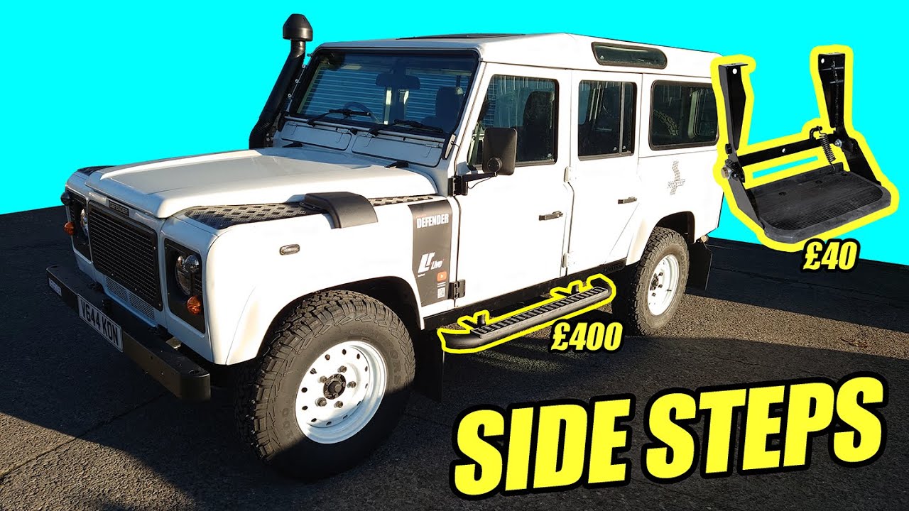 Установка различных боковых подножек на Defender. Но какие из них мы оставим?