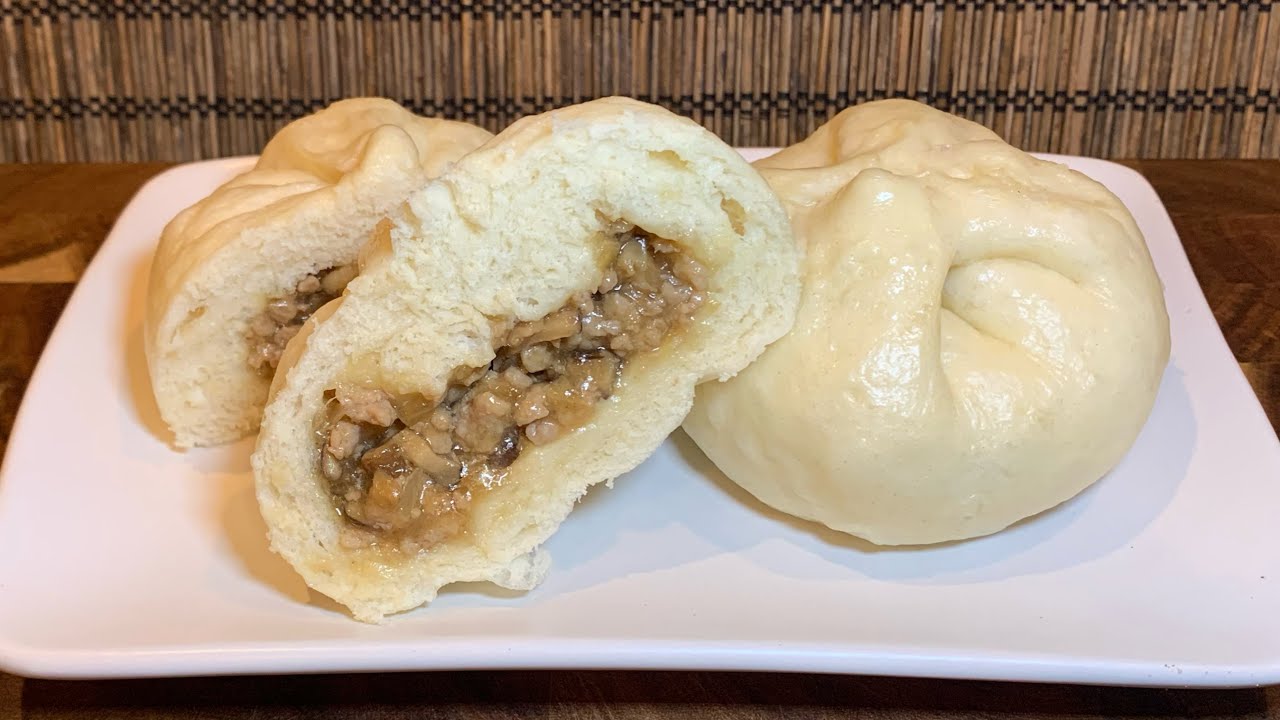 How to make: convenience store style nikuman (steamed pork buns)||コンビニ風肉まん