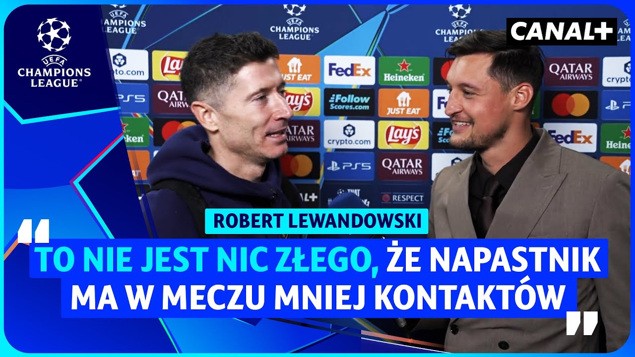 ROBERT LEWANDOWSKI - WYWIAD PO MECZU BARCELONA VS. KOPENHAGA!