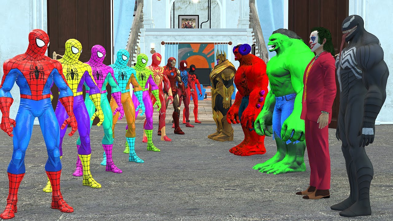 Spider-Man: Into The Spider-Verse GTA (2024) | SPIDERMAN Marvel's Epic Ragdoll Physics Funny Fails