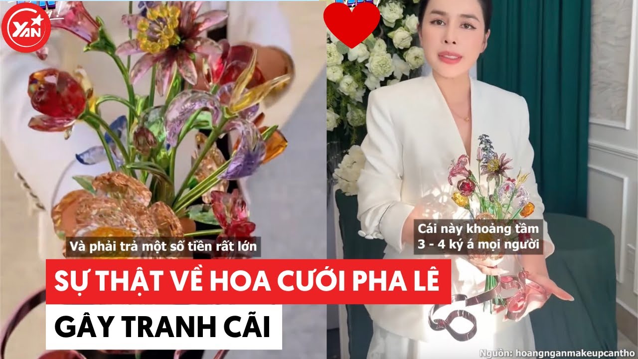 Sự thật về hoa cưới pha l&ecirc; g&acirc;y tranh c&atilde;i #yannews