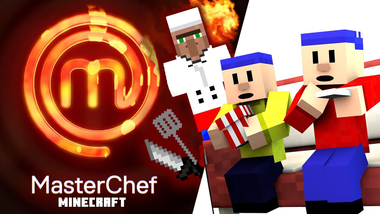 PAT A MAT sledují MASTERCHEF PARODIE v MINECRAFTU