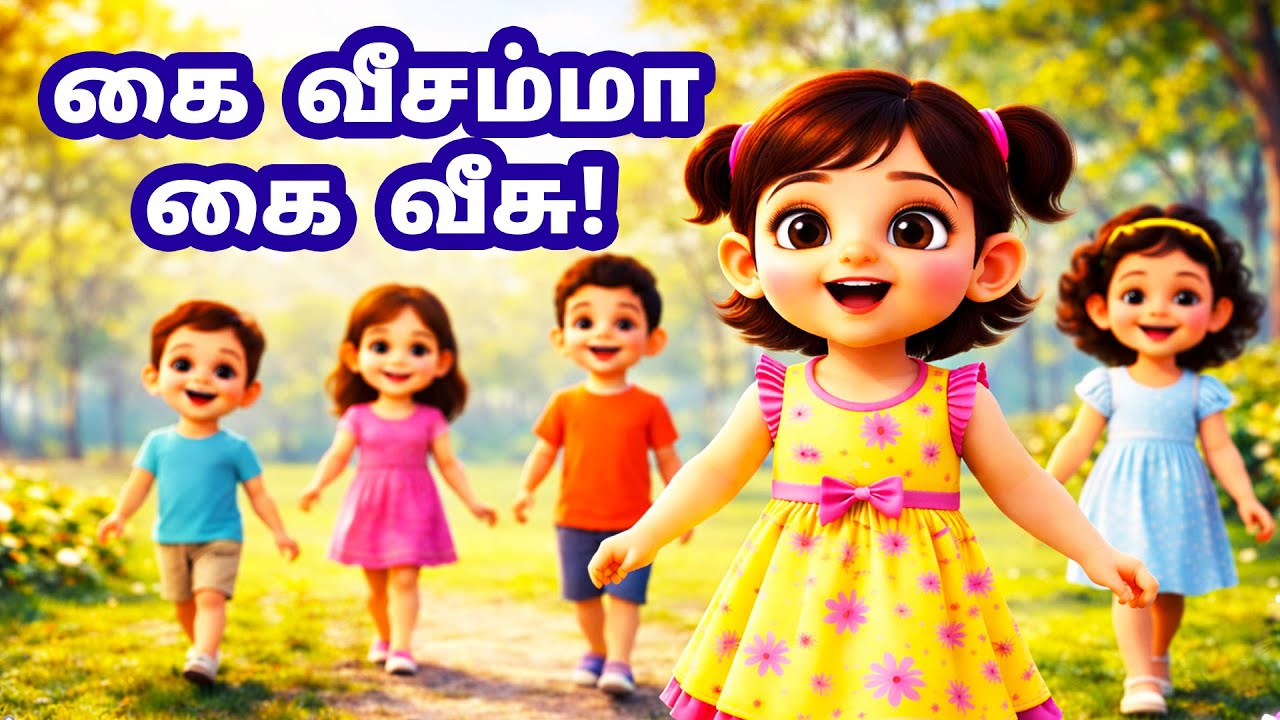 கை வீசம்மா கை வீசு | Tamil Kids Song | Action Rhyme for Toddlers | Chittu TV