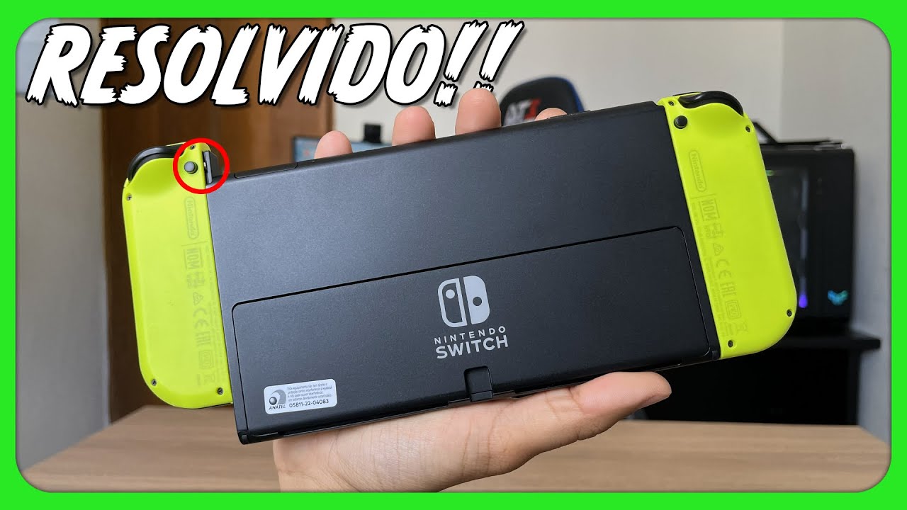 Solução DEFINITIVA para o NINTENDO SWITCH - Joycon não trava mais!