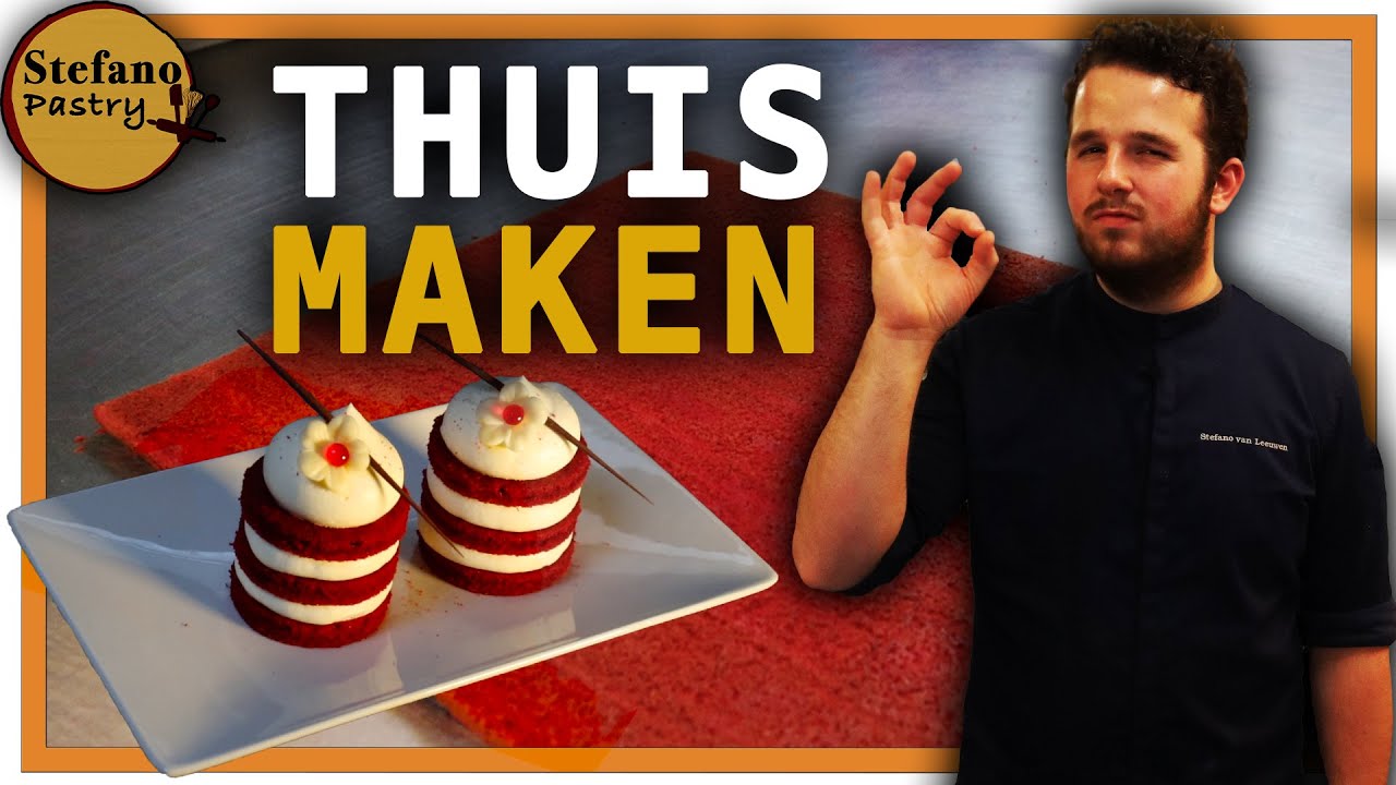 Dit is het beste Red Velvet Cake recept met roomkaas vulling | HOW-TO | StefanoPastry