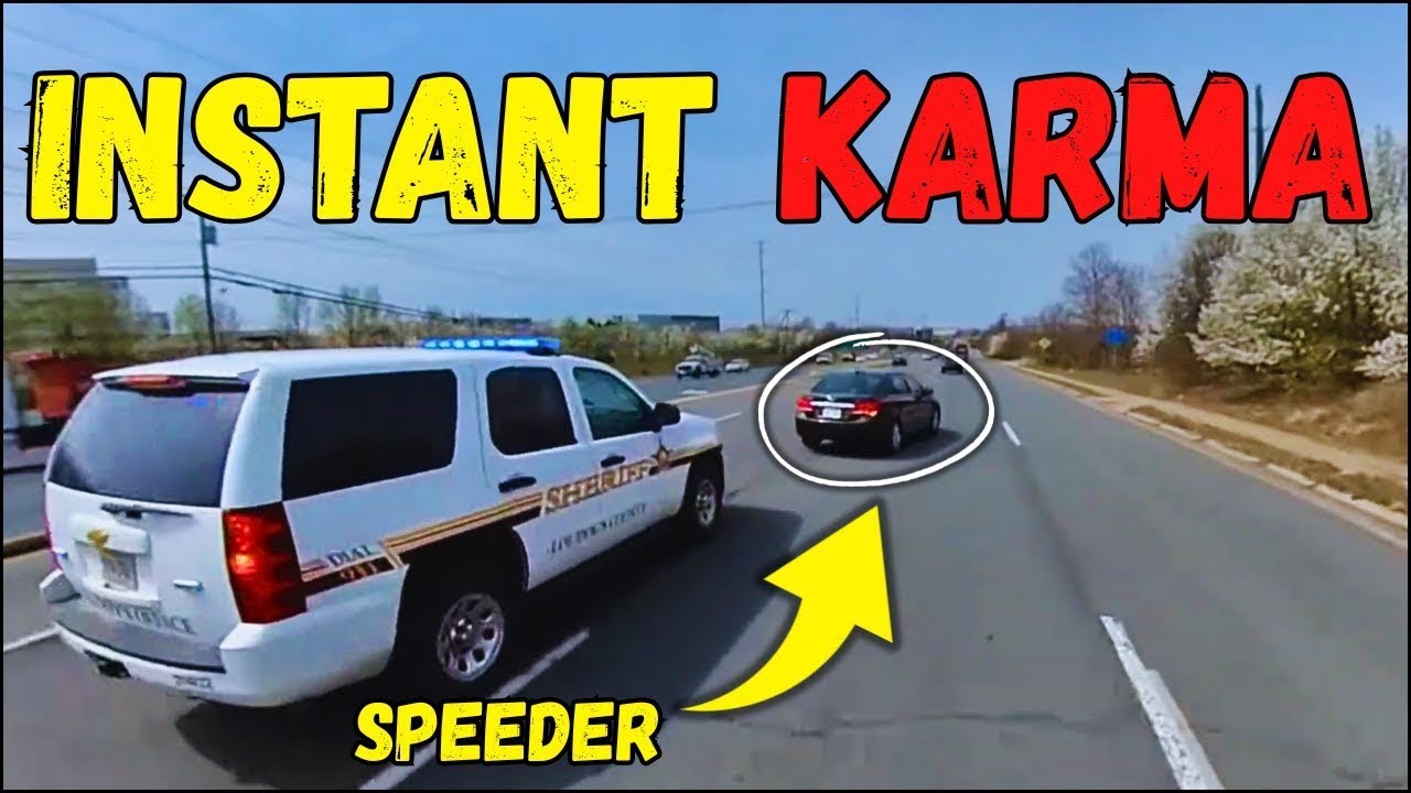 ЛУЧШЕЕ ИЗ INSTANT KARMA! Водители, задержанные полицией за превышение скорости, проверку тормозов...