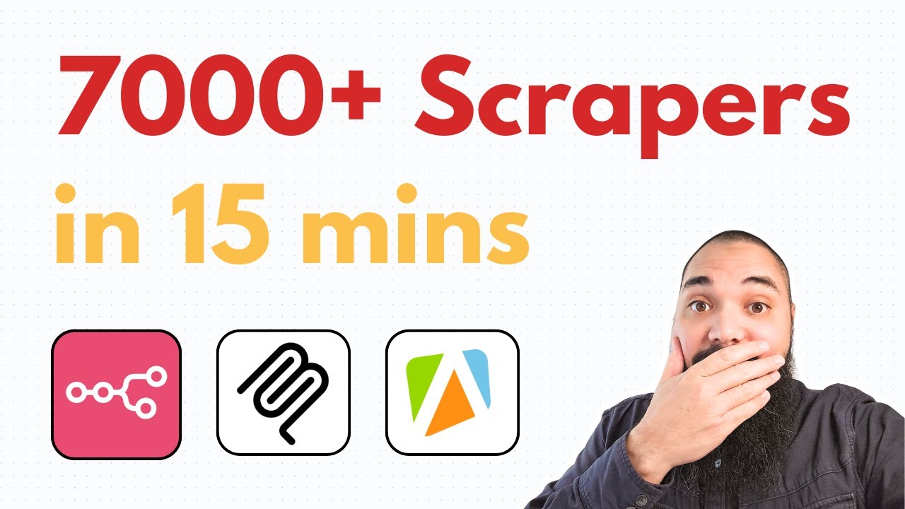 How Your AI Agent Can Scrape Almost ANY Data You Like |&nbsp;n8n + Apify + MCP