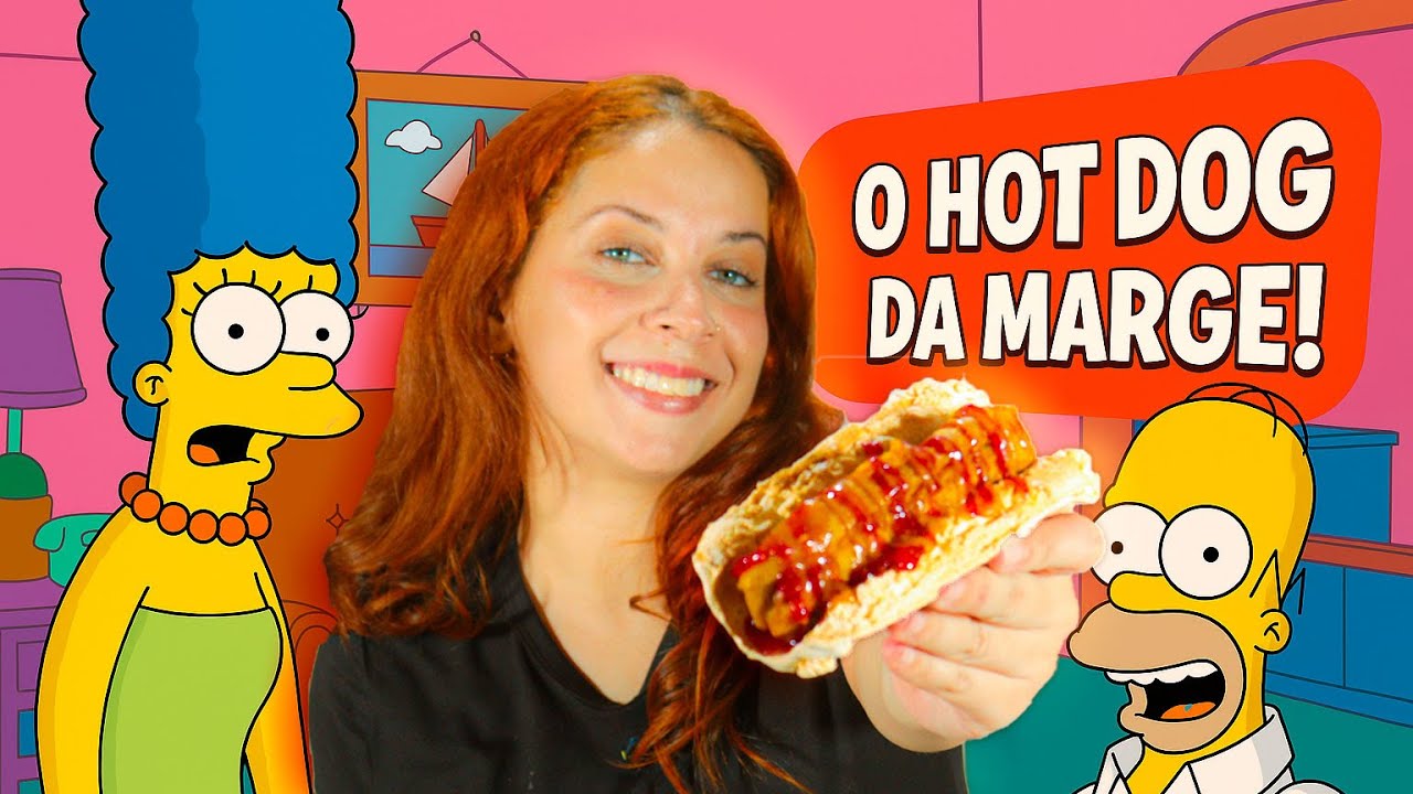 HOTDOG DOCE DA MARGE SIMPSON 🌭