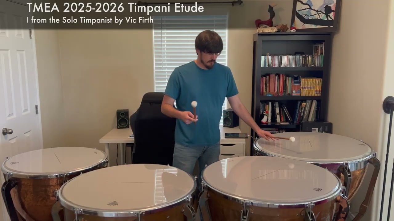 TMEA 2025-2026 Percussion Etudes: Timpani