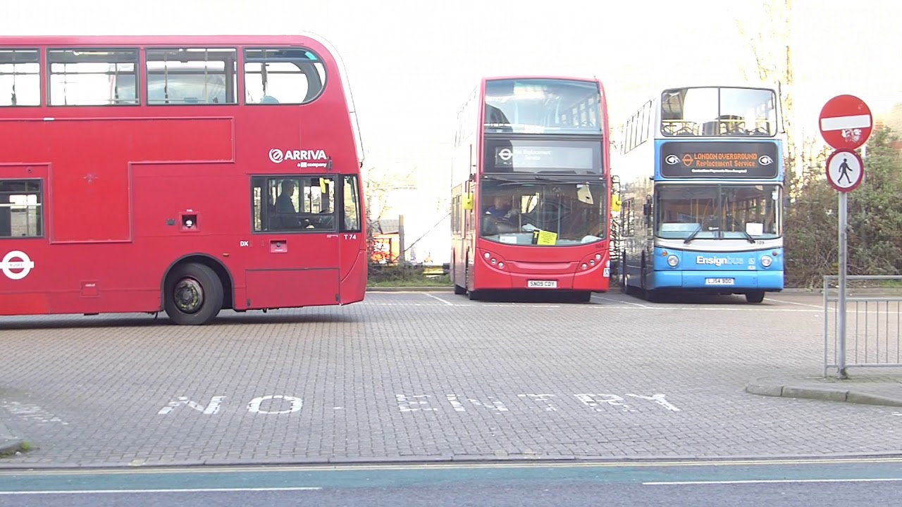 Buses at Barking Bus Park 06 02 2020