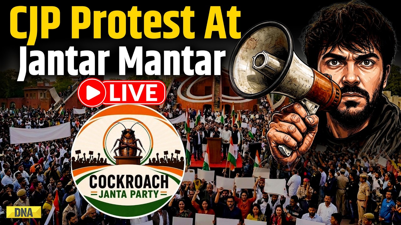 CJP Protest Live: Cockroach Janata Party To Hold Jantar Mantar Demonstration Today | Live Updates