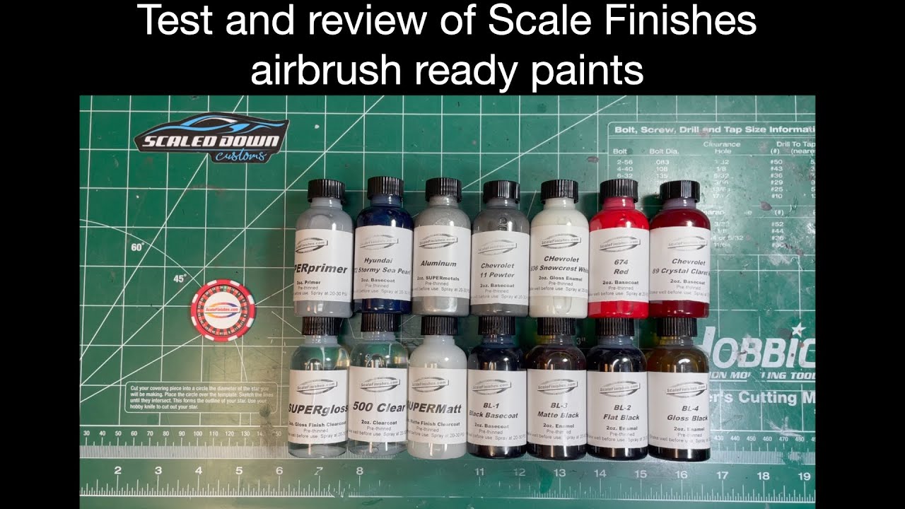 Test and review of Scale Finishes airbrush ready paints
