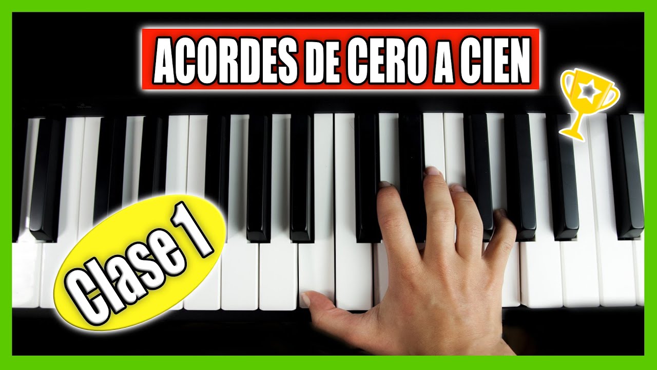 1. Aprende ACORDES desde CERO: los acordes mayores