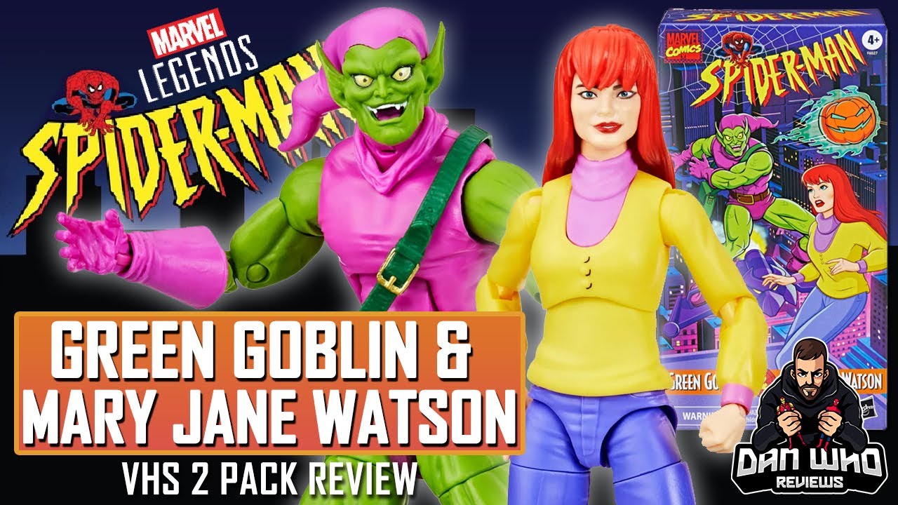 Marvel Legends Green Goblin & Mary Jane Watson Spider-Man Animated 90s VHS 2 Pack Review