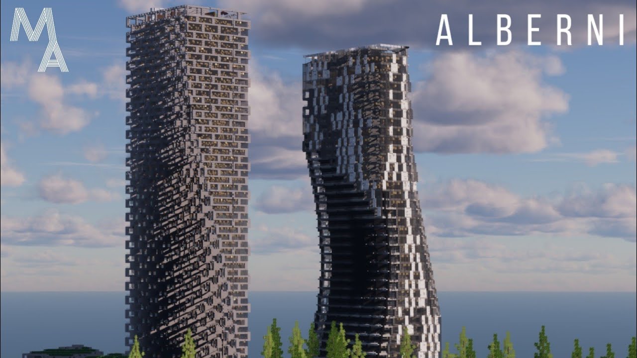 Minecraft - Alberni Tower Vancouver【Timelapse】