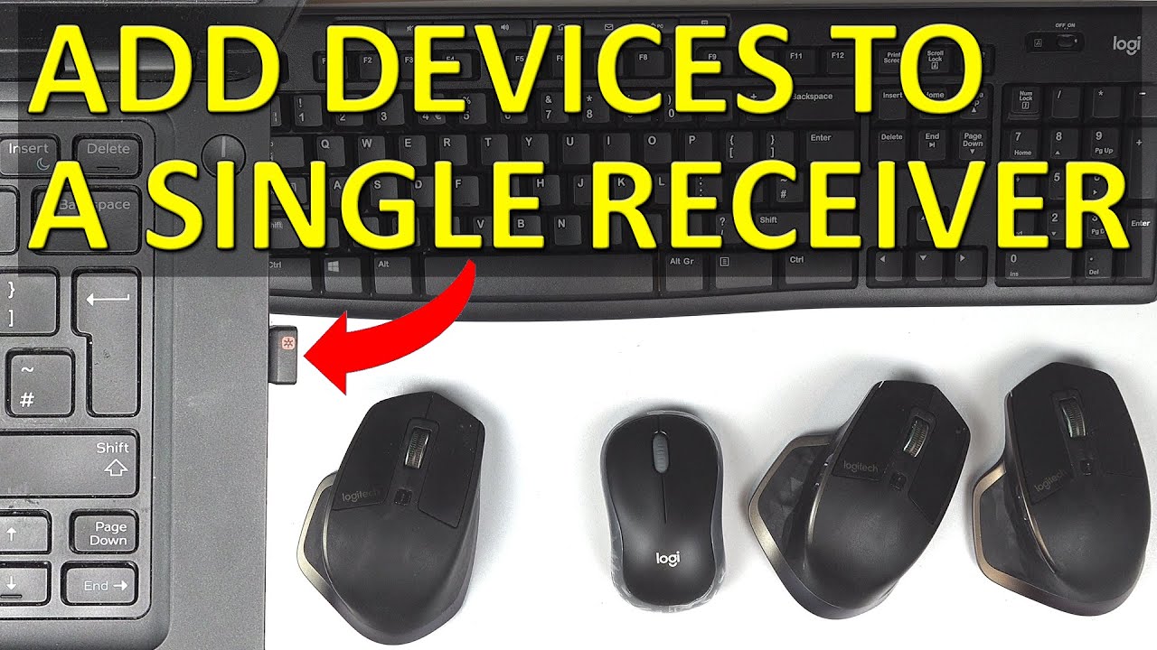 Как подключить несколько устройств к приемнику Logitech Unifying