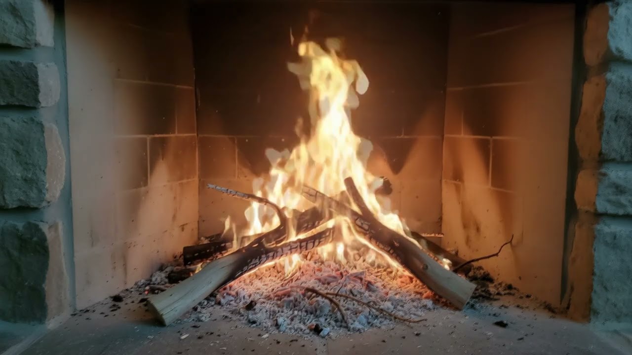 4K Fireplace Ambience – Soothing Fire Sounds for Relaxation and Deep Sleep