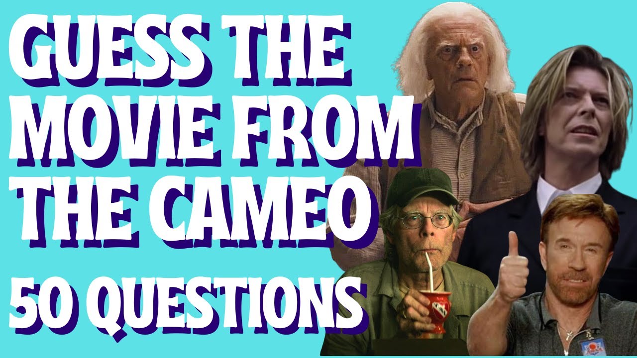 Guess the Movie From the Cameo Picture Quiz (HARD) | Test Your Film Knowledge (50 Questions)