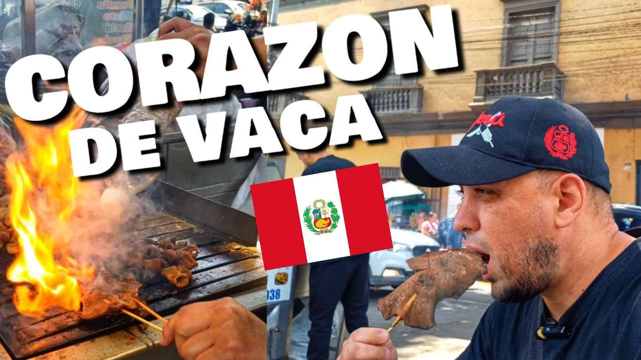 Probando COMIDA CALLEJERA en PERÚ 🇵🇪 | Lima 