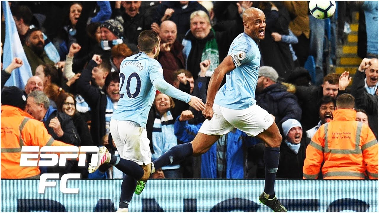 Reaction to Vincent Kompany's incredible goal: Manchester City on brink of title | Premier League