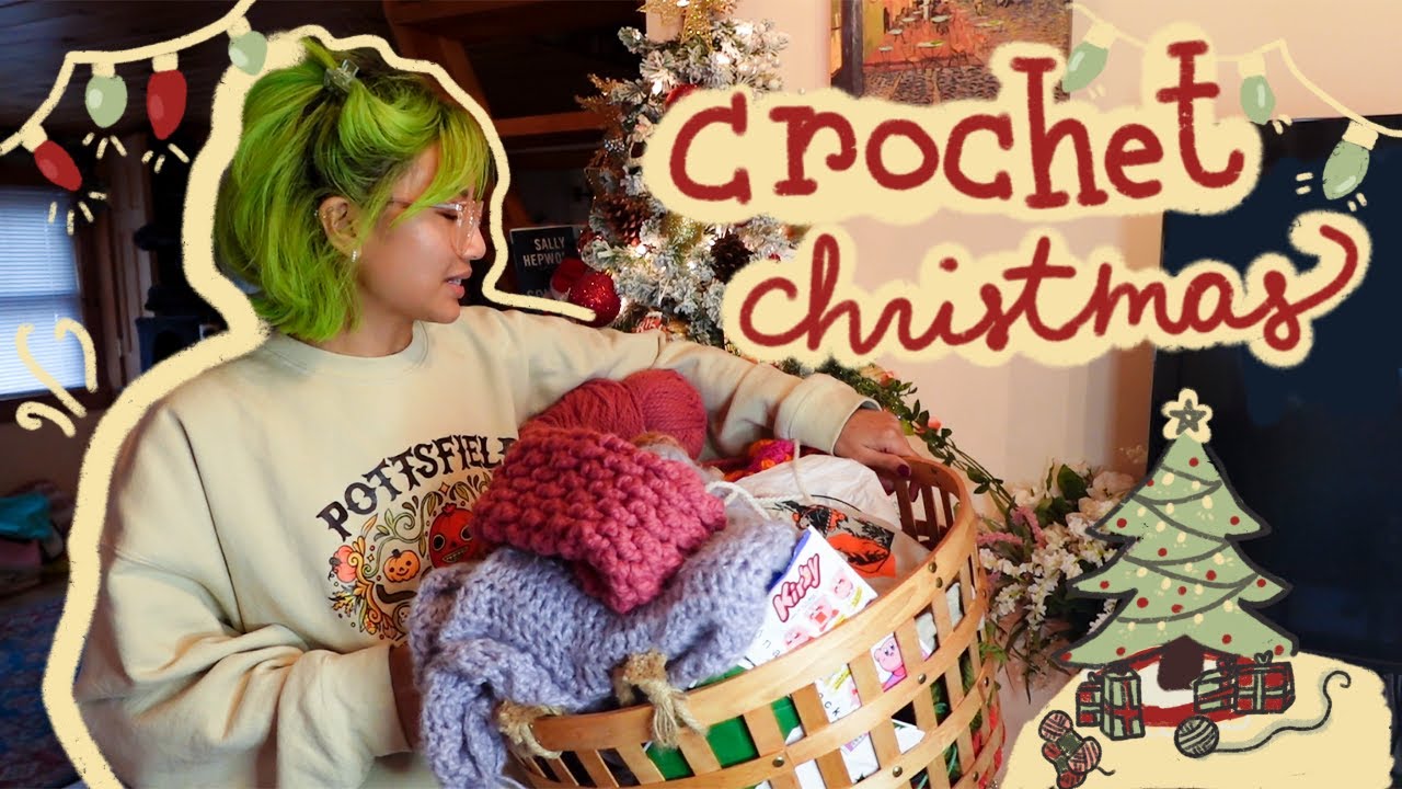 crocheting christmas gifts PART 1🎄(a slow descent into madness)